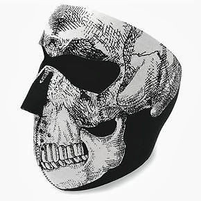 ZAN Neoprene Full Face Mask - Skull Face